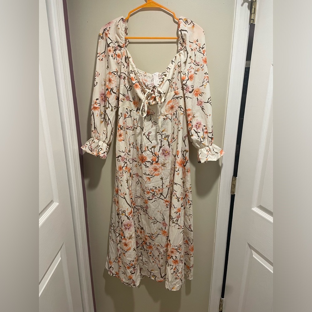 SHEIN Floral Maxi Dress